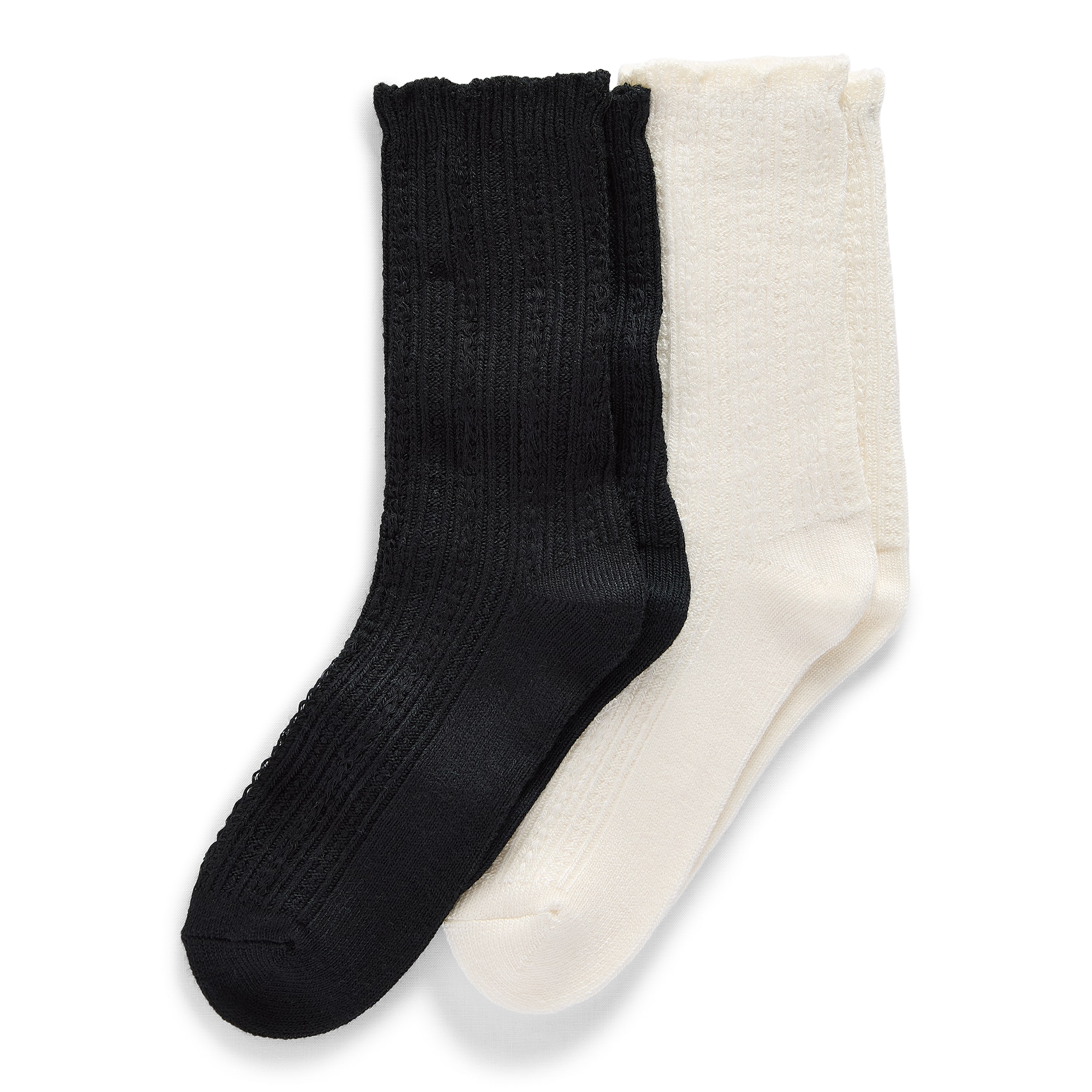 Mixit Essentials Womens 2 Pair Crew Socks
