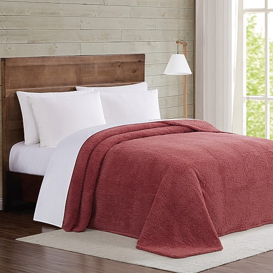Brooklyn Loom Marshmallow Sherpa Blanket