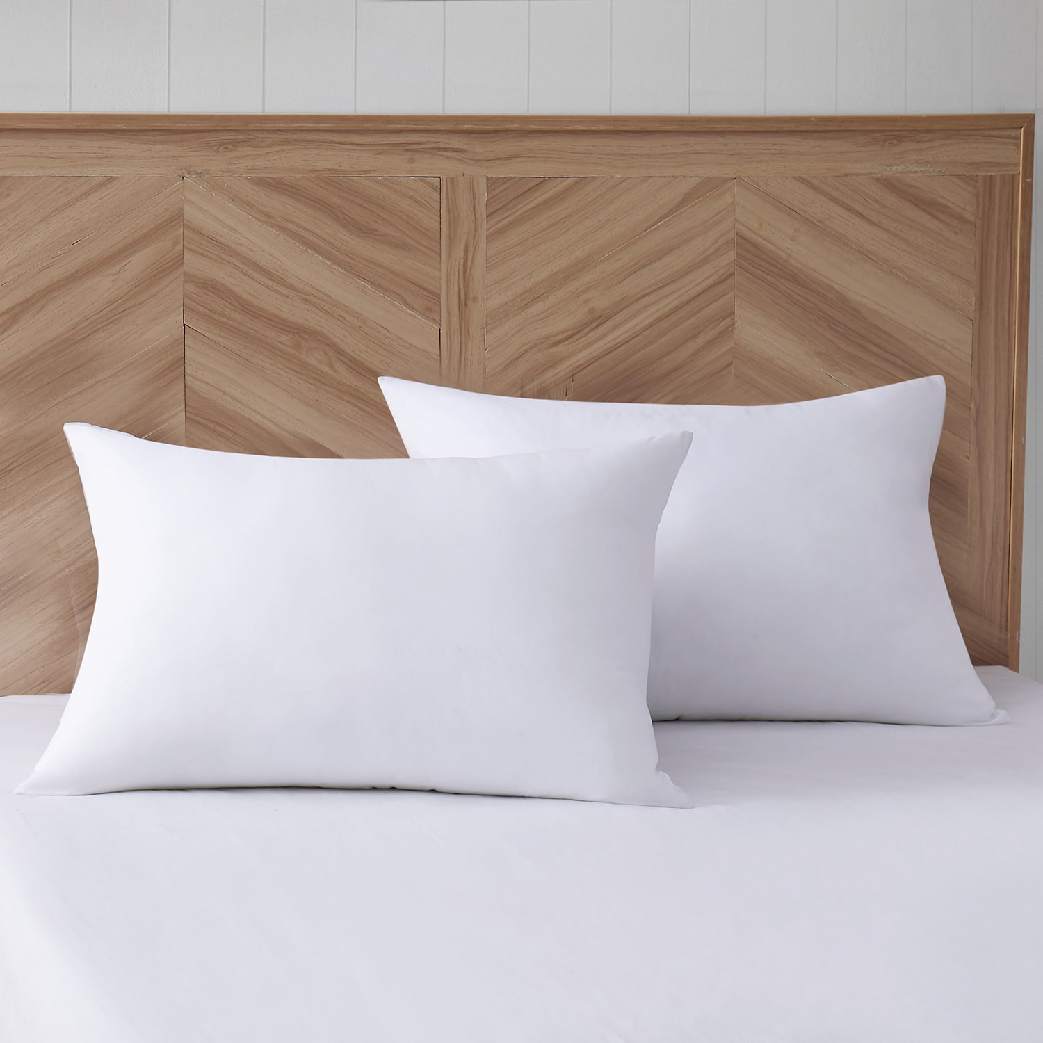 Truly Calm Antimicrobial With Removable Zipper 2 Pack Medium Density Bed Pillow