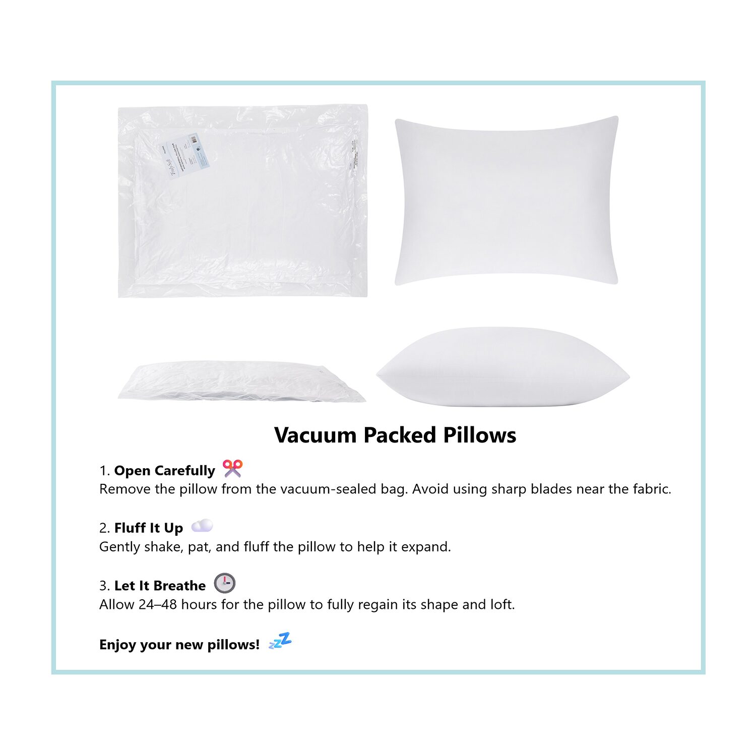 Truly Soft Antimicrobial 2 Pack Medium Density Bed Pillow