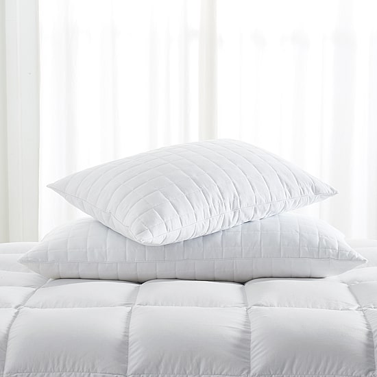 London Fog Supreme Memory Foam 2 Pack Medium Density Bed Pillow