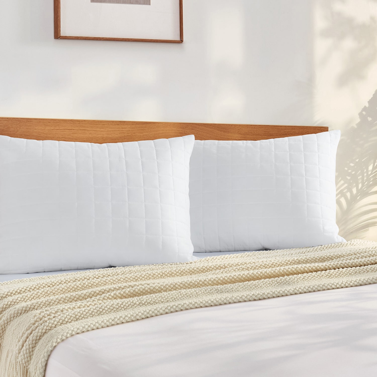 London Fog Supreme Memory Foam 2 Pack Medium Density Bed Pillow