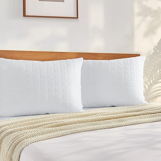London Fog Supreme Memory Foam 2 Pack Medium Density Bed Pillow