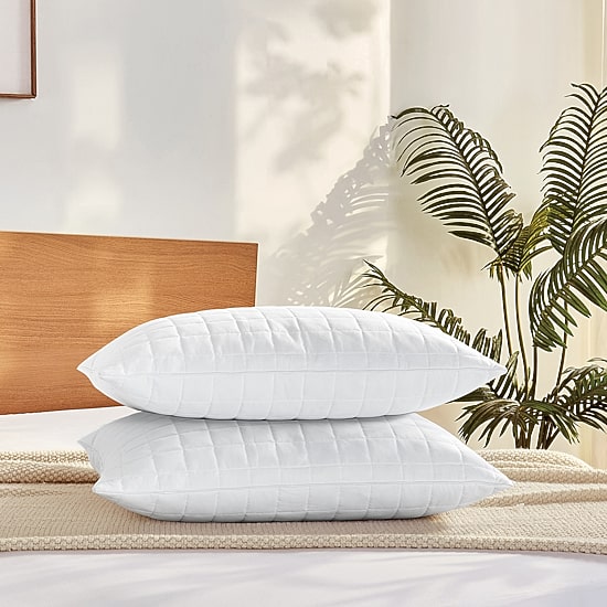 London Fog Supreme Memory Foam 2 Pack Medium Density Bed Pillow