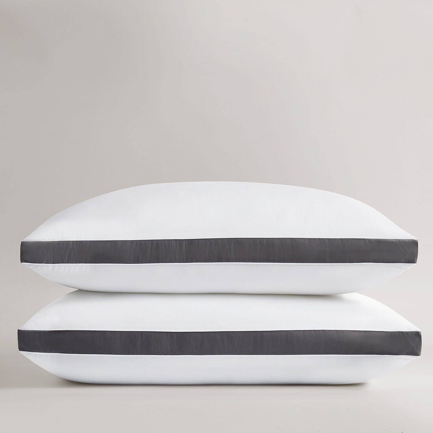Brooklyn Loom Hotel Gusset 2 Pack Medium Density Bed Pillow