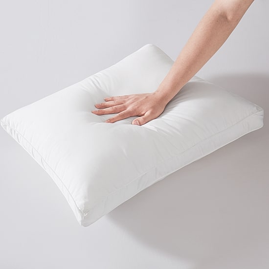 Brooklyn Loom Hotel Gusset 2 Pack Medium Density Bed Pillow