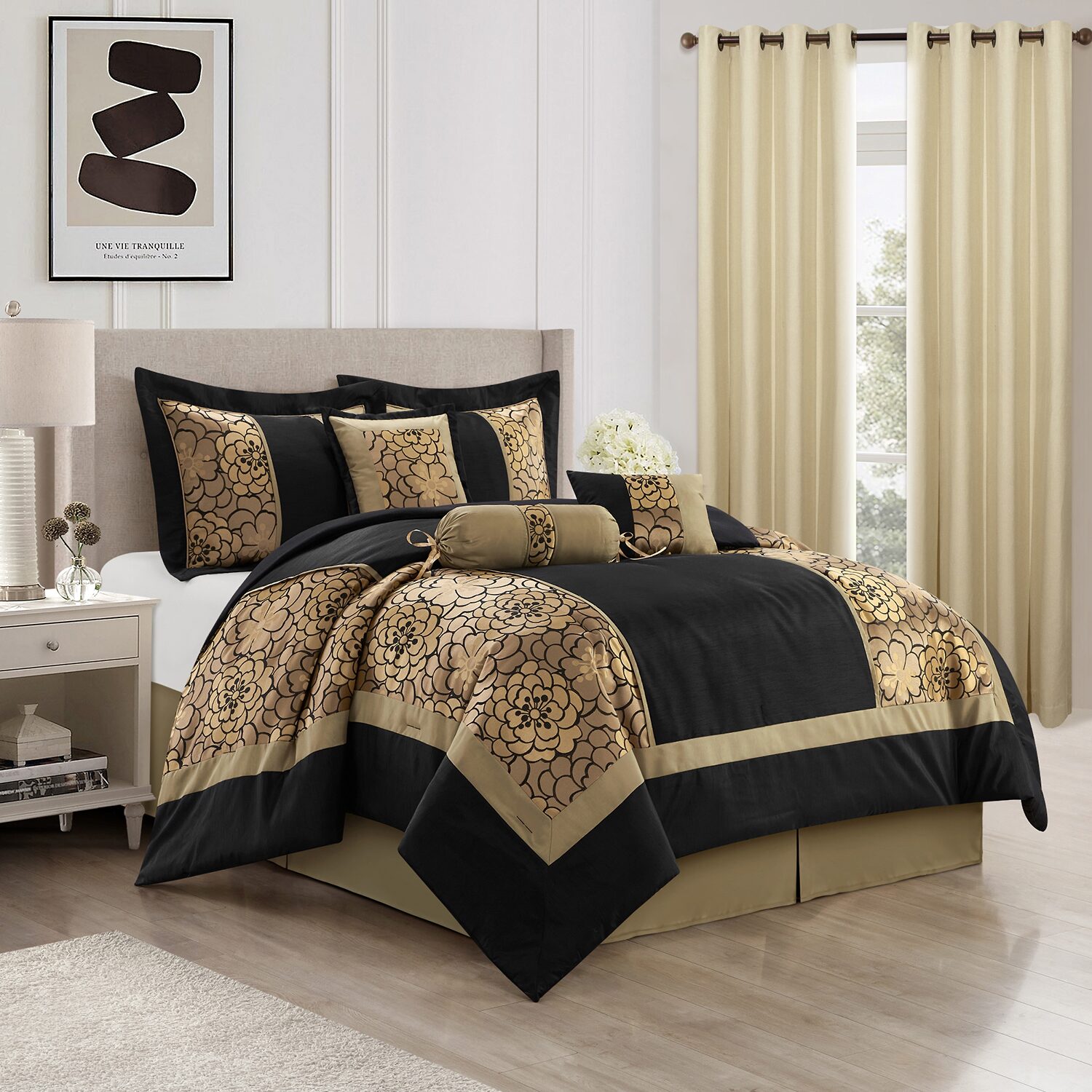 Stratford Park Jacquard -pc. Easy Care Comforter Set