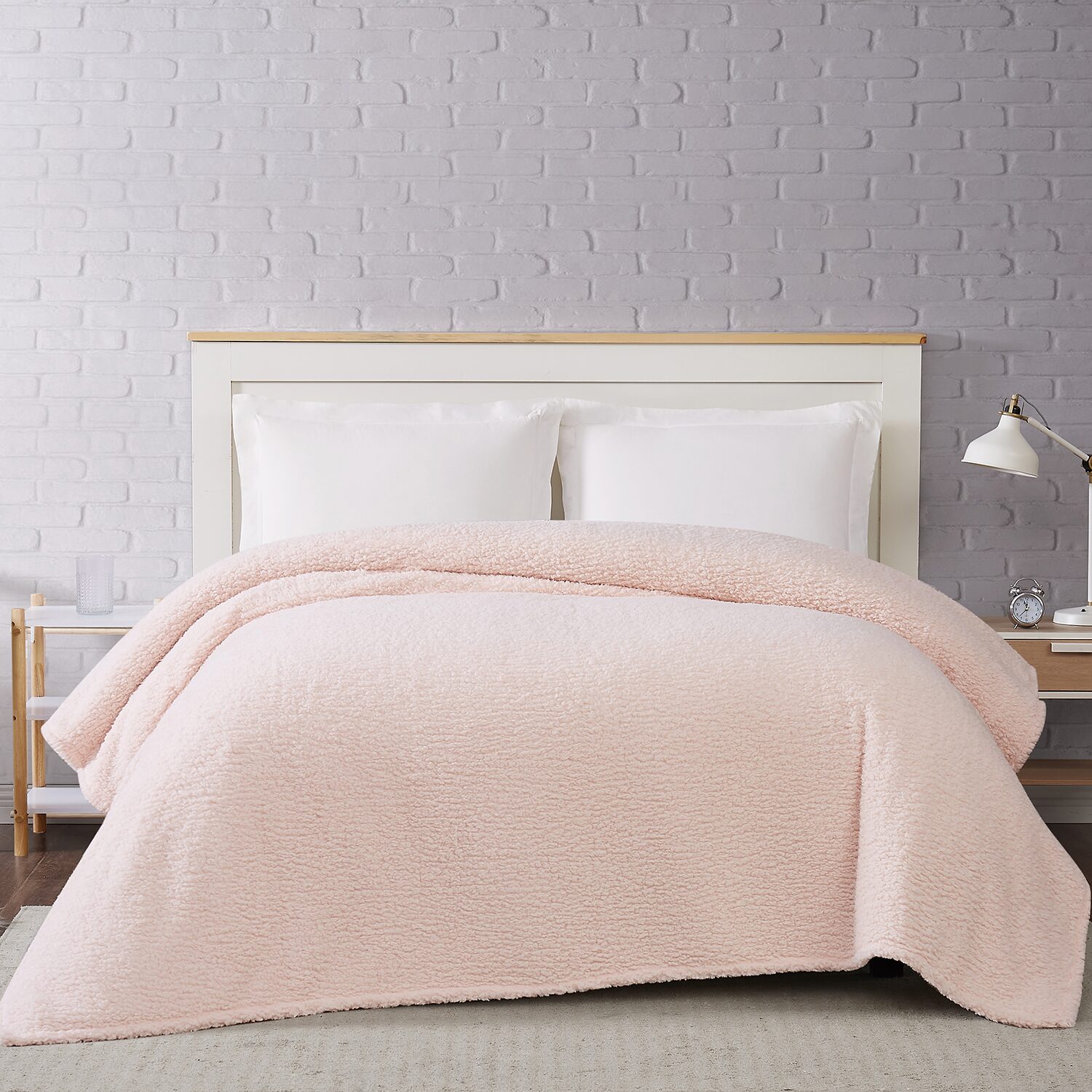 Brooklyn Loom Marshmallow Sherpa Blanket