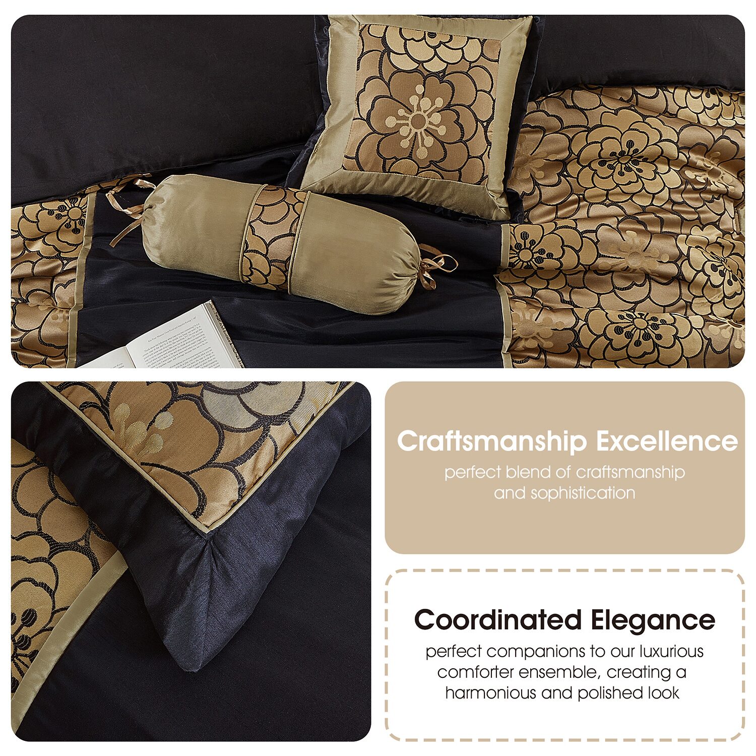 Stratford Park Jacquard -pc. Easy Care Comforter Set