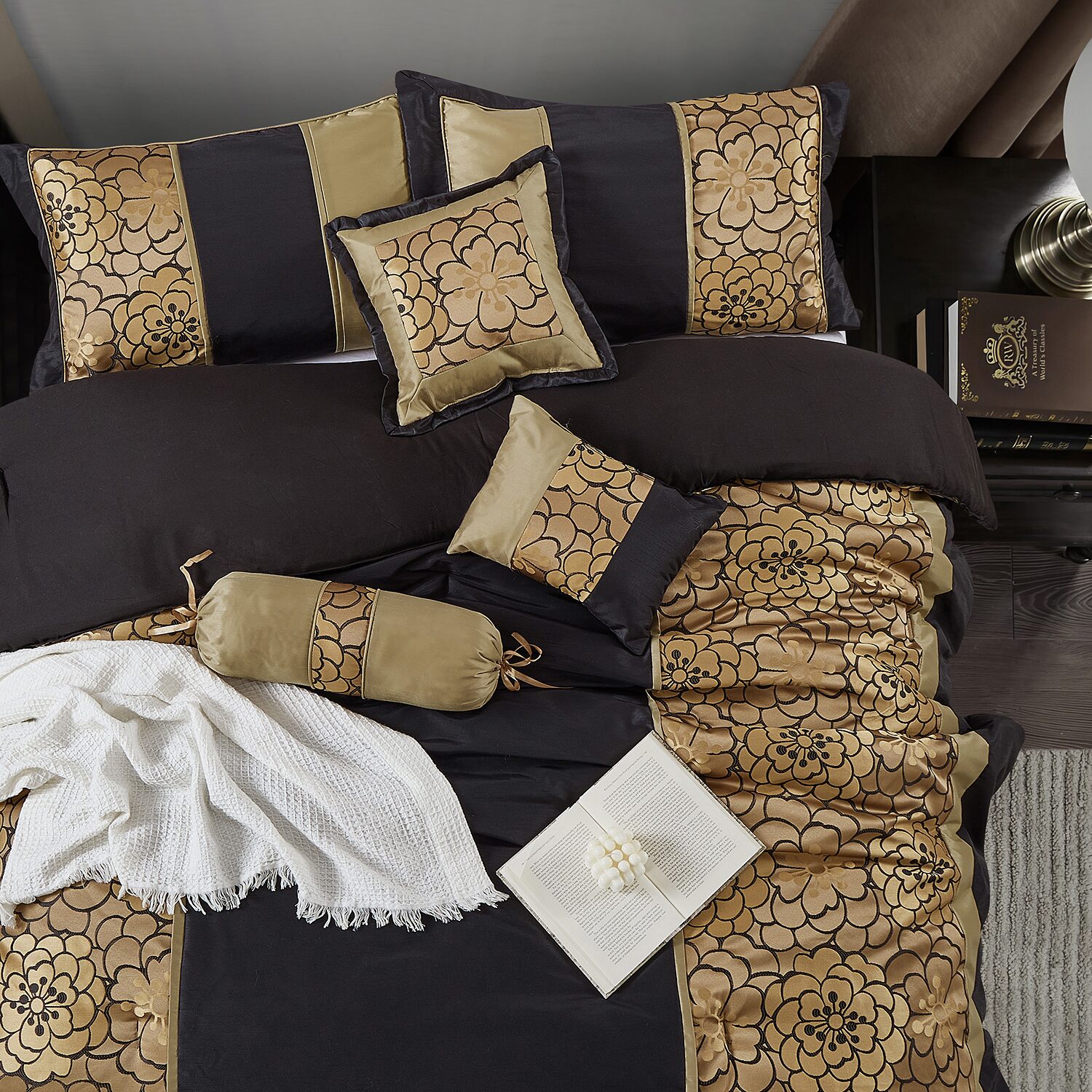 Stratford Park Jacquard -pc. Easy Care Comforter Set