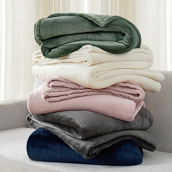 Cannon Solid Plush Blanket