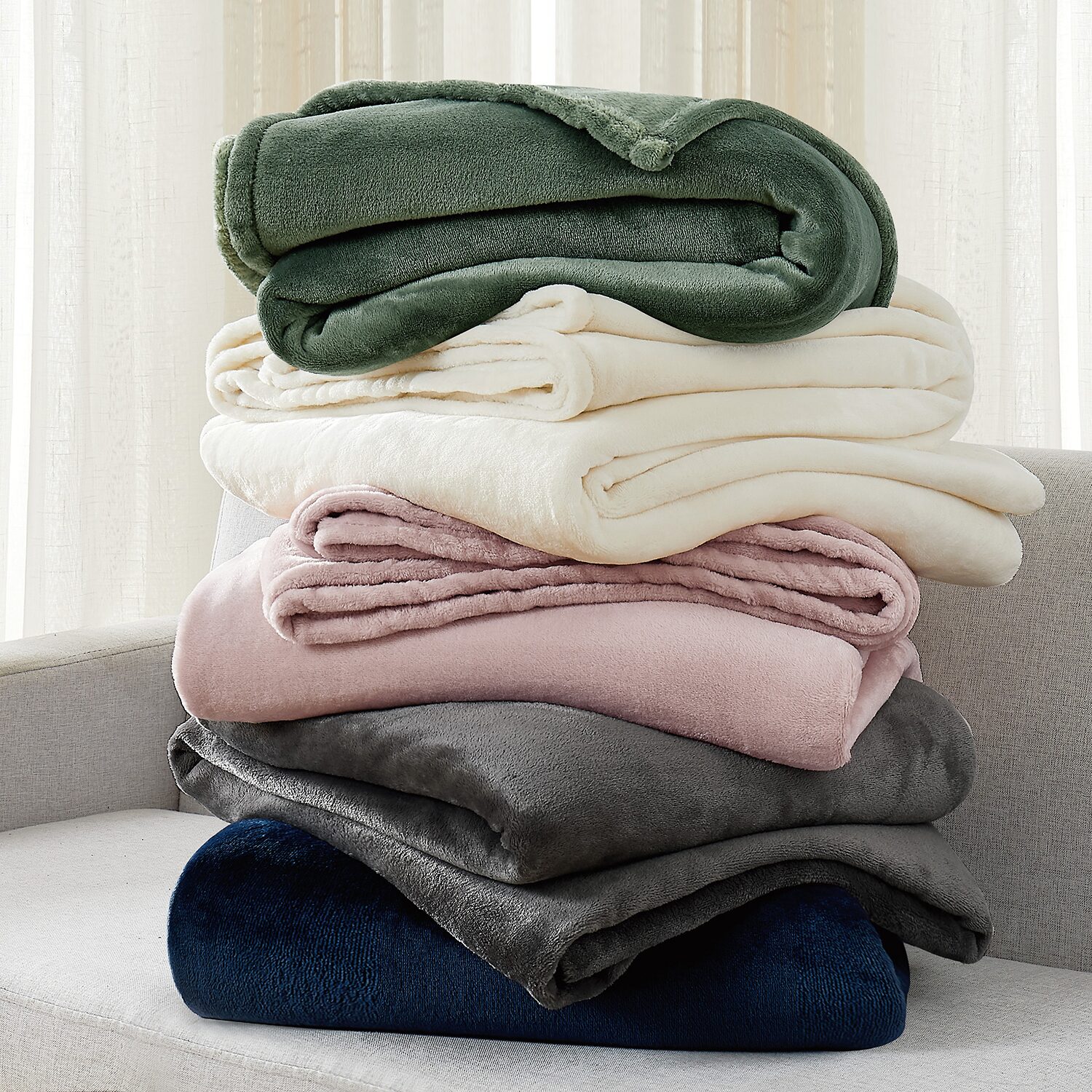 Cannon Solid Plush Blanket