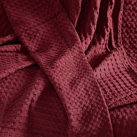 Brooklyn Loom Cotton Waffle Blanket