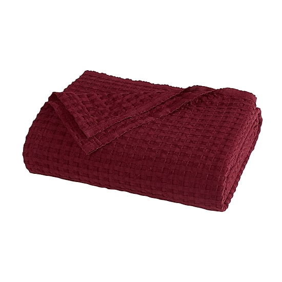 Brooklyn Loom Cotton Waffle Blanket
