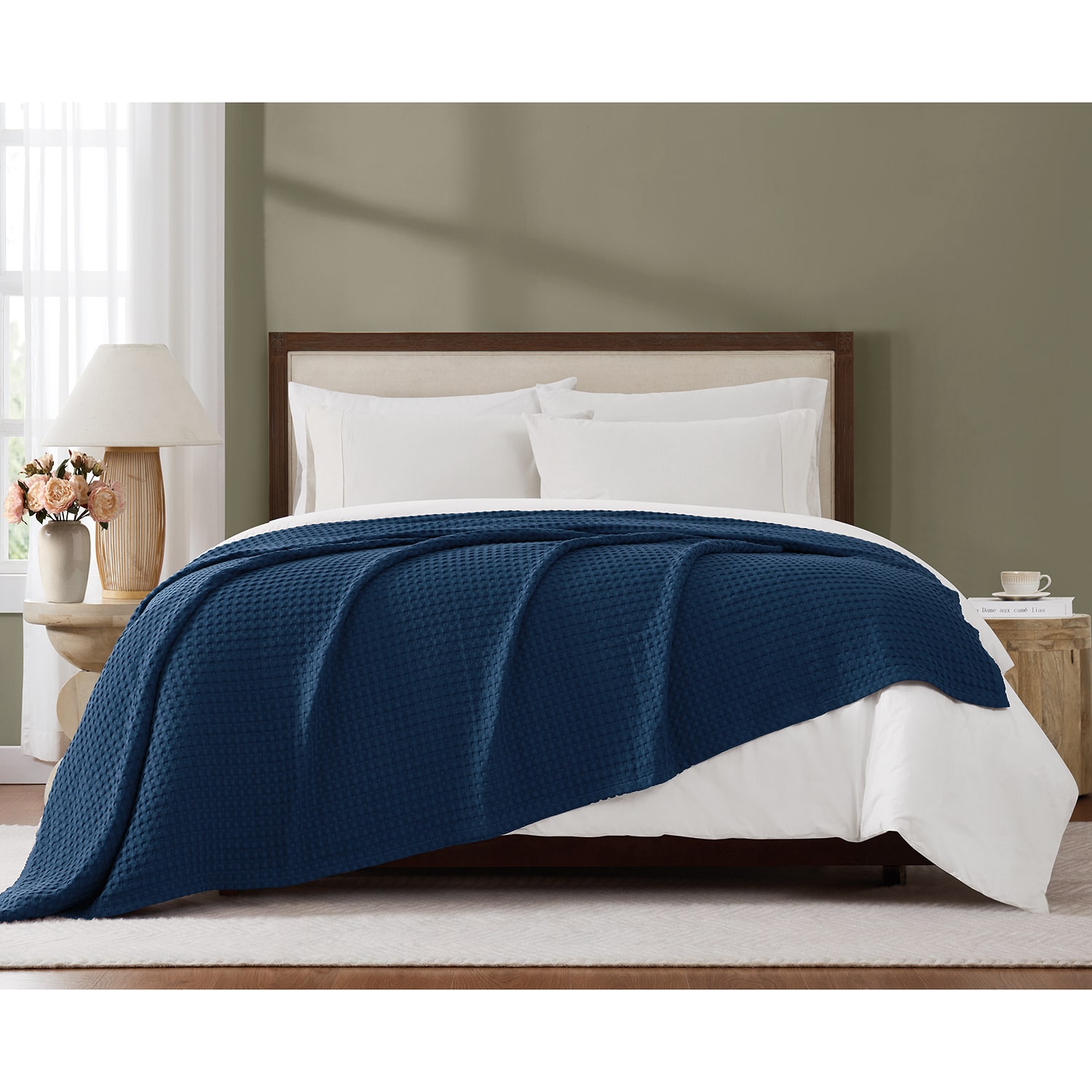 Brooklyn Loom Cotton Waffle Blanket