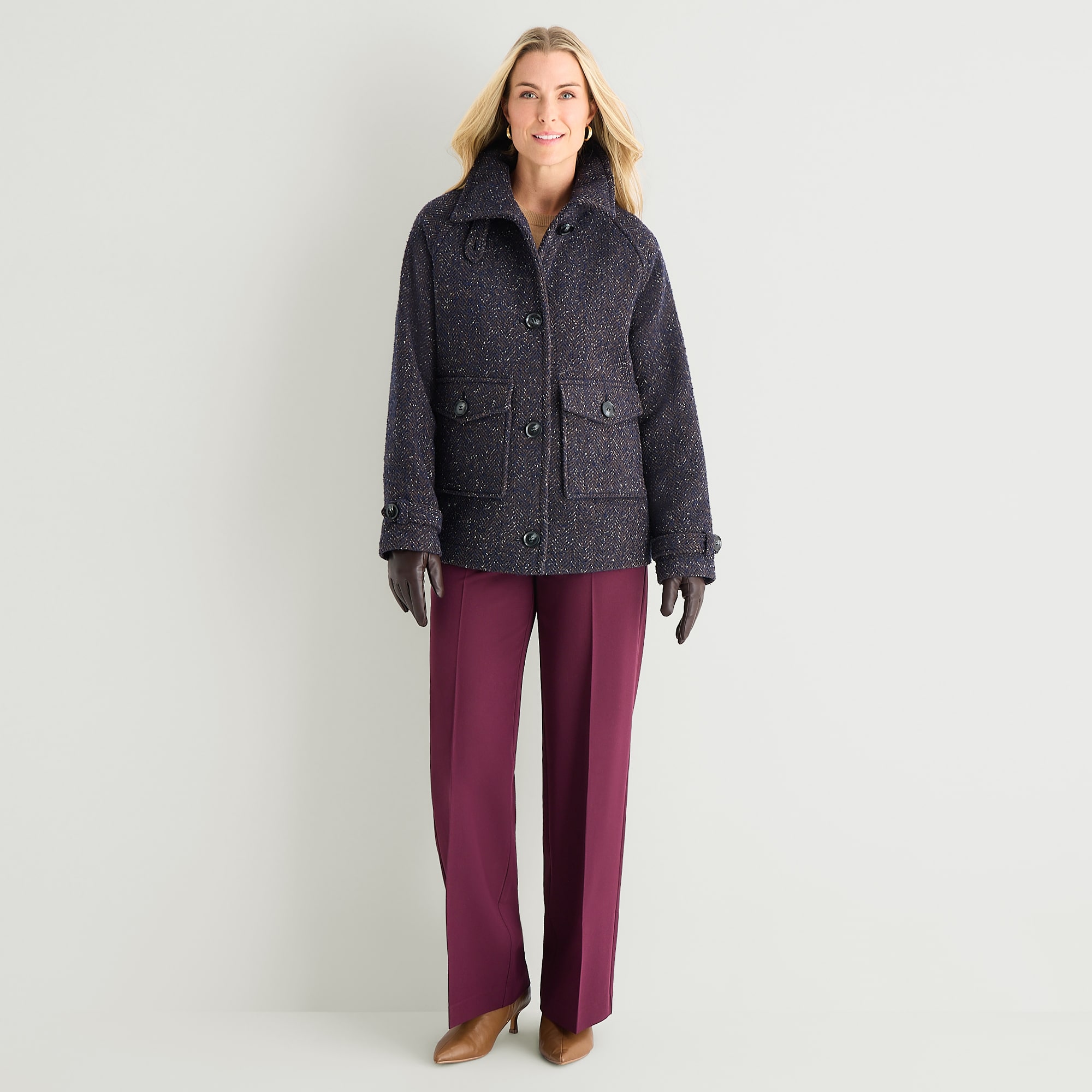 Liz Claiborne Womens Midweight Coat