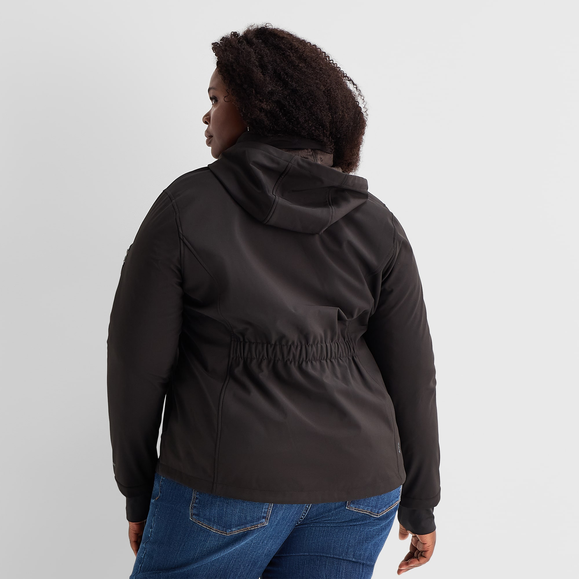 Free Country Womens Water Resistant Lightweight Plus Softshell Jacket