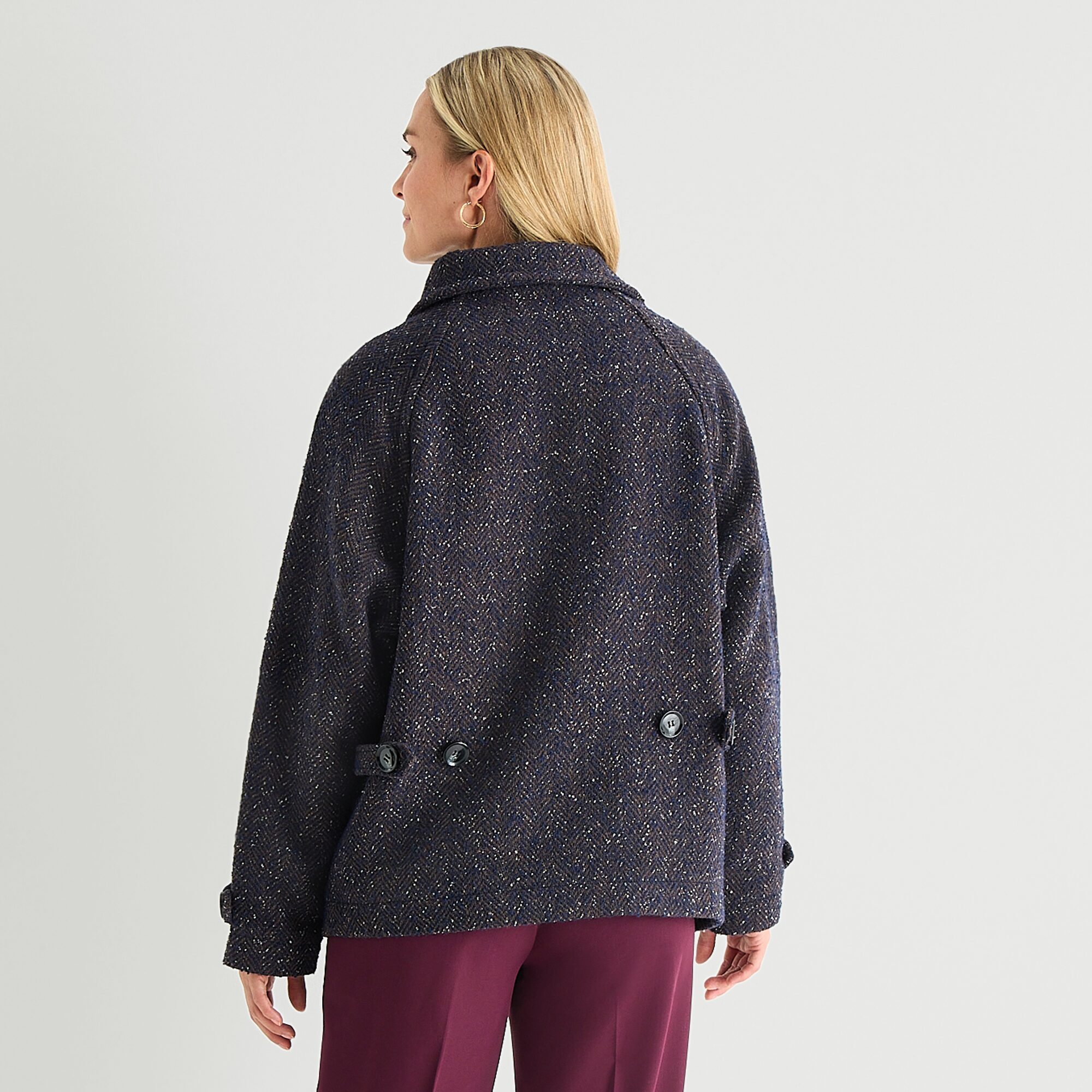 Liz Claiborne Womens Midweight Coat