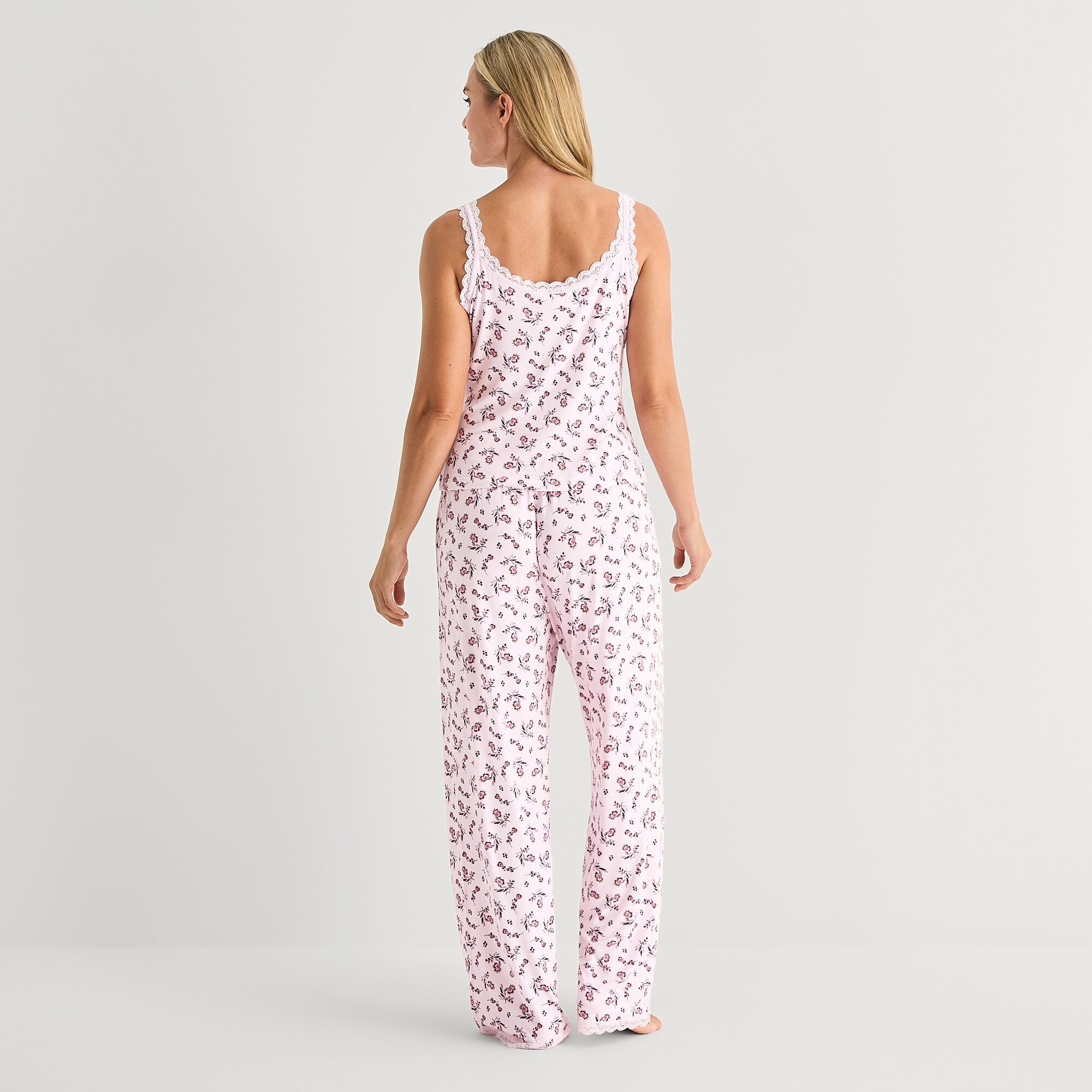Martha Stewart Womens V-Neck Sleeveless 3-pc. Pajama Set