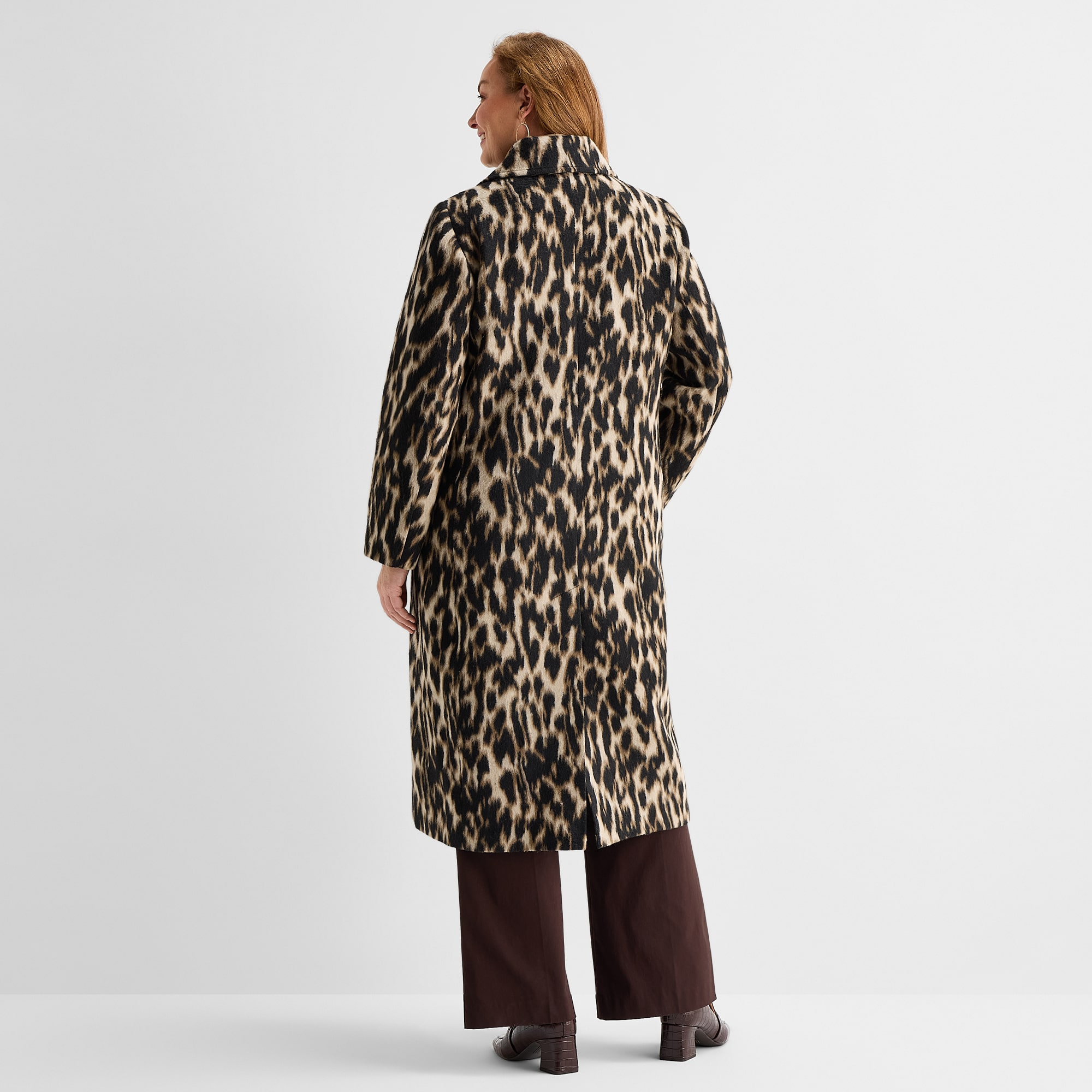 Liz Claiborne Womens Plus Midweight Coat