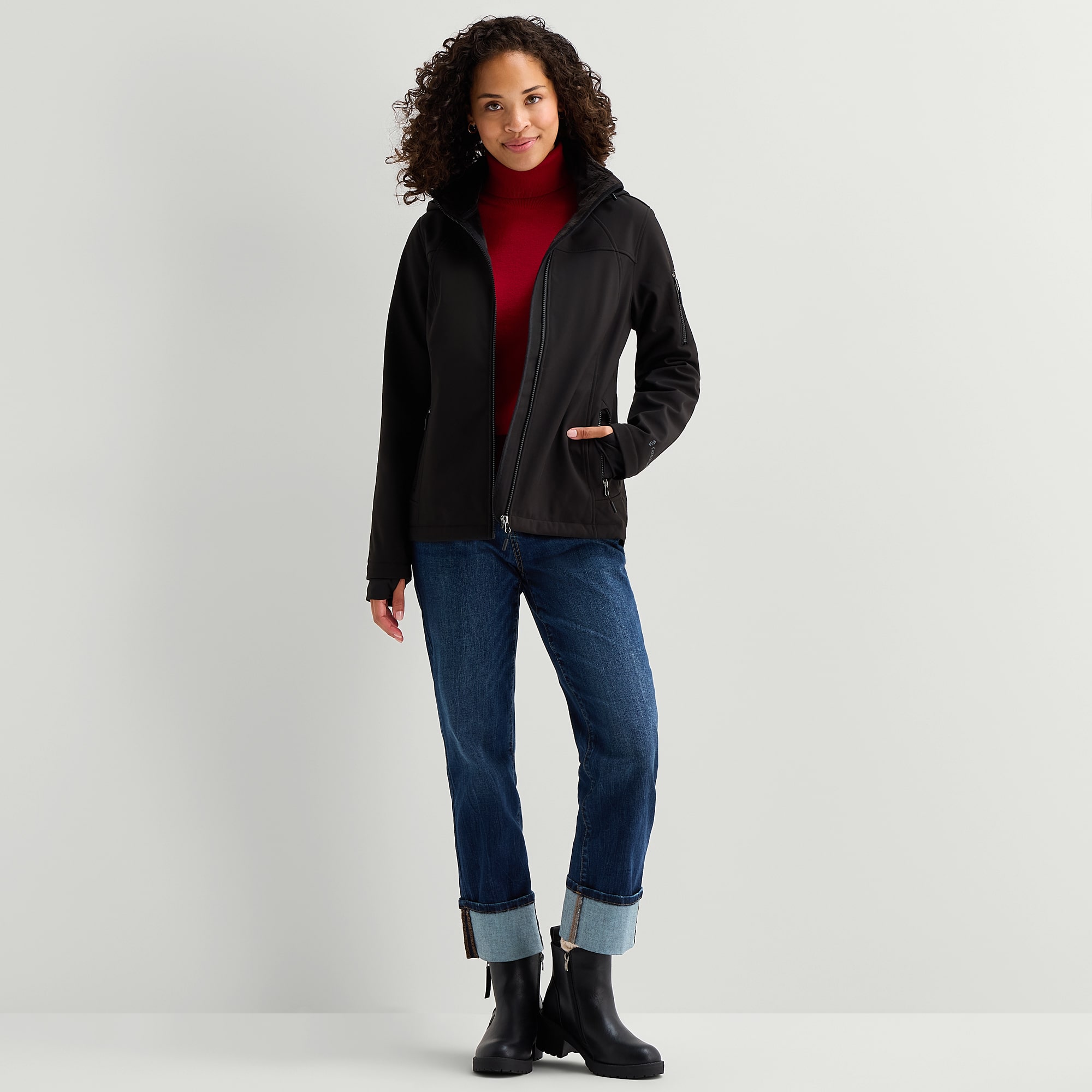 Free Country Womens Water Resistant Lightweight Softshell Jacket