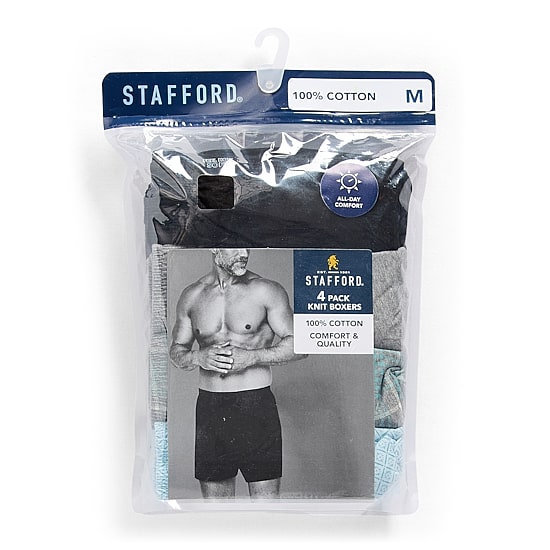 Stafford Cotton Knit Mens Boxers 305939