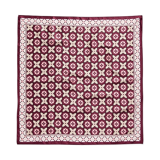 Liz Claiborne Geo Printed Border Square Scarf