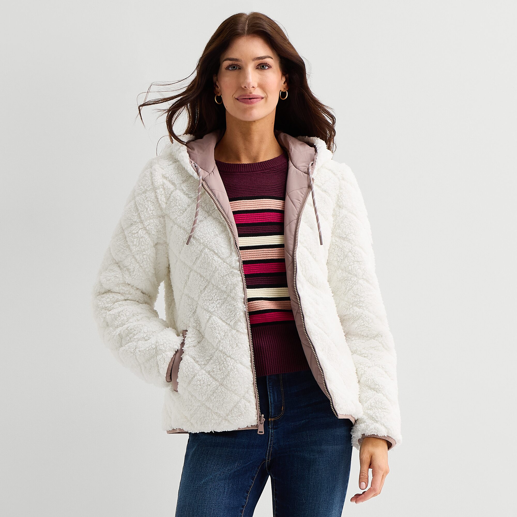 Free Country Womens Reversible Midweight Quilted Jacket