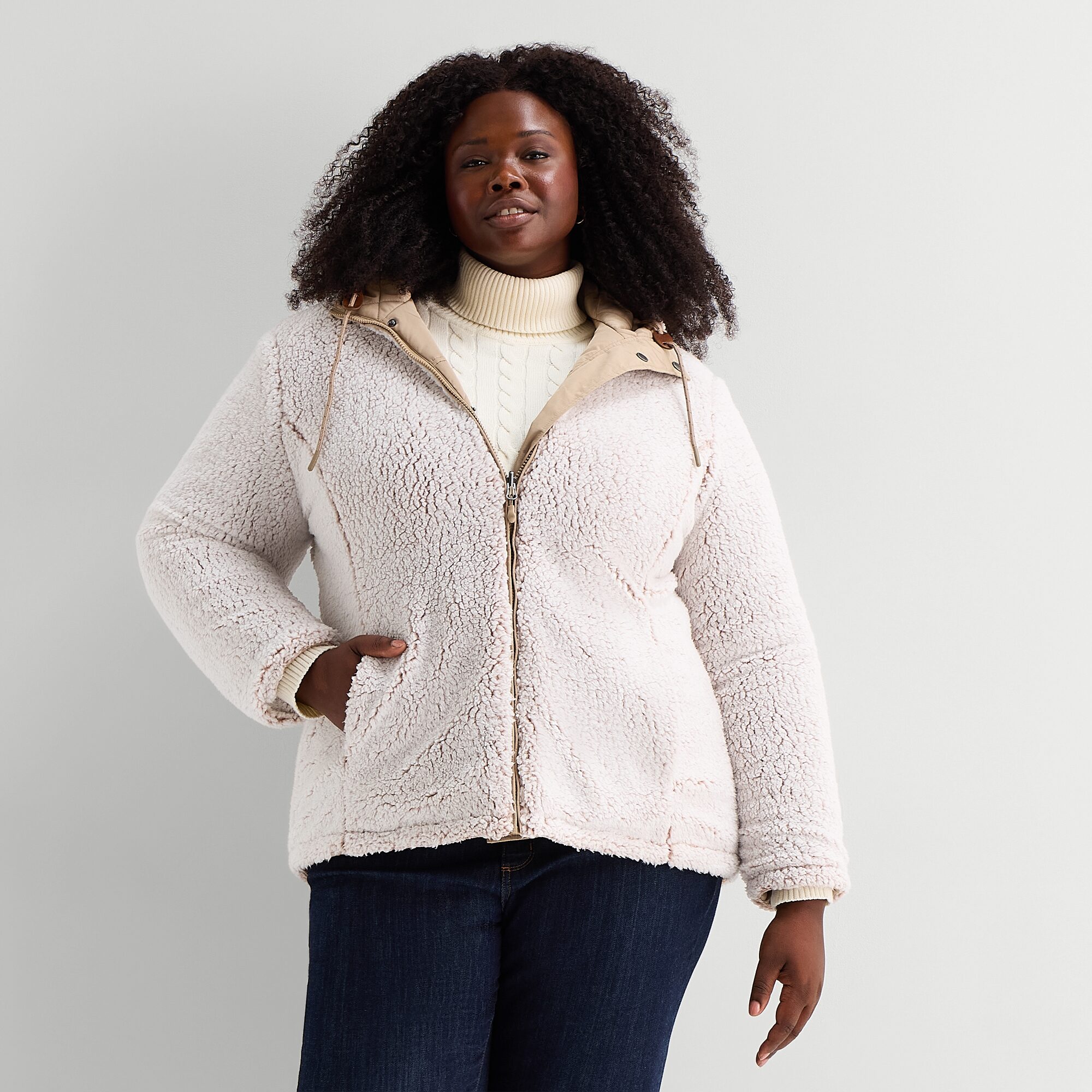 Free Country Womens Reversible Midweight Plus Quilted Jacket