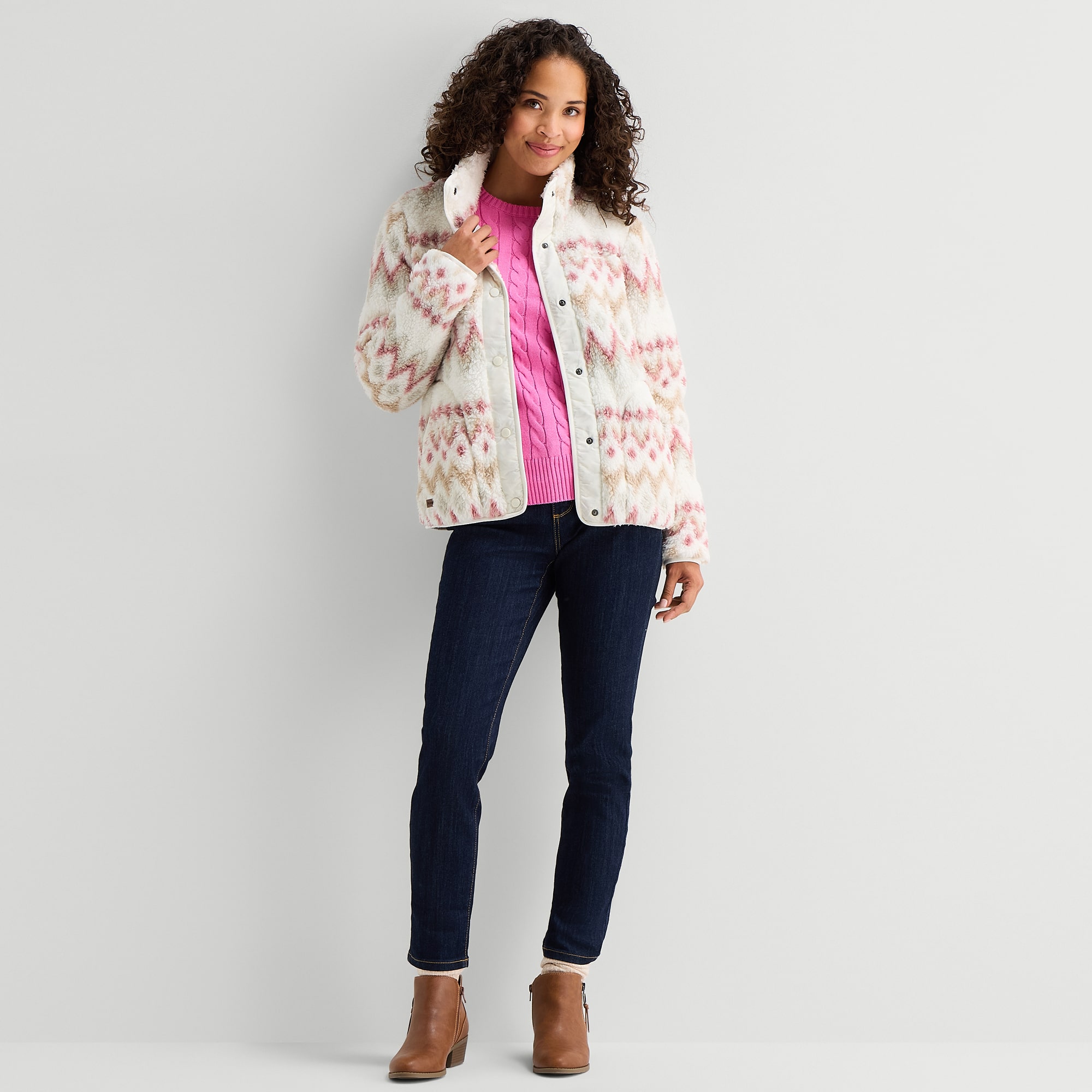 Free Country Womens Fleece Lightweight Jacket