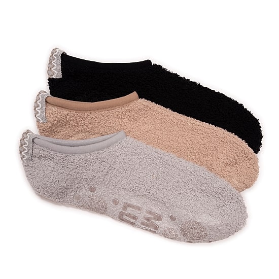 Muk Luks W Ml Ds Lc Socks 4 Pk Dream Step Low Cut Ankle Womens Multi-Pack 3 Pair Slipper Socks