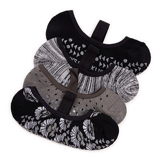 Muk Luks W Ml Ds Crew Socks Blend Womens Multi-Pack 4 Pair Low Cut Socks