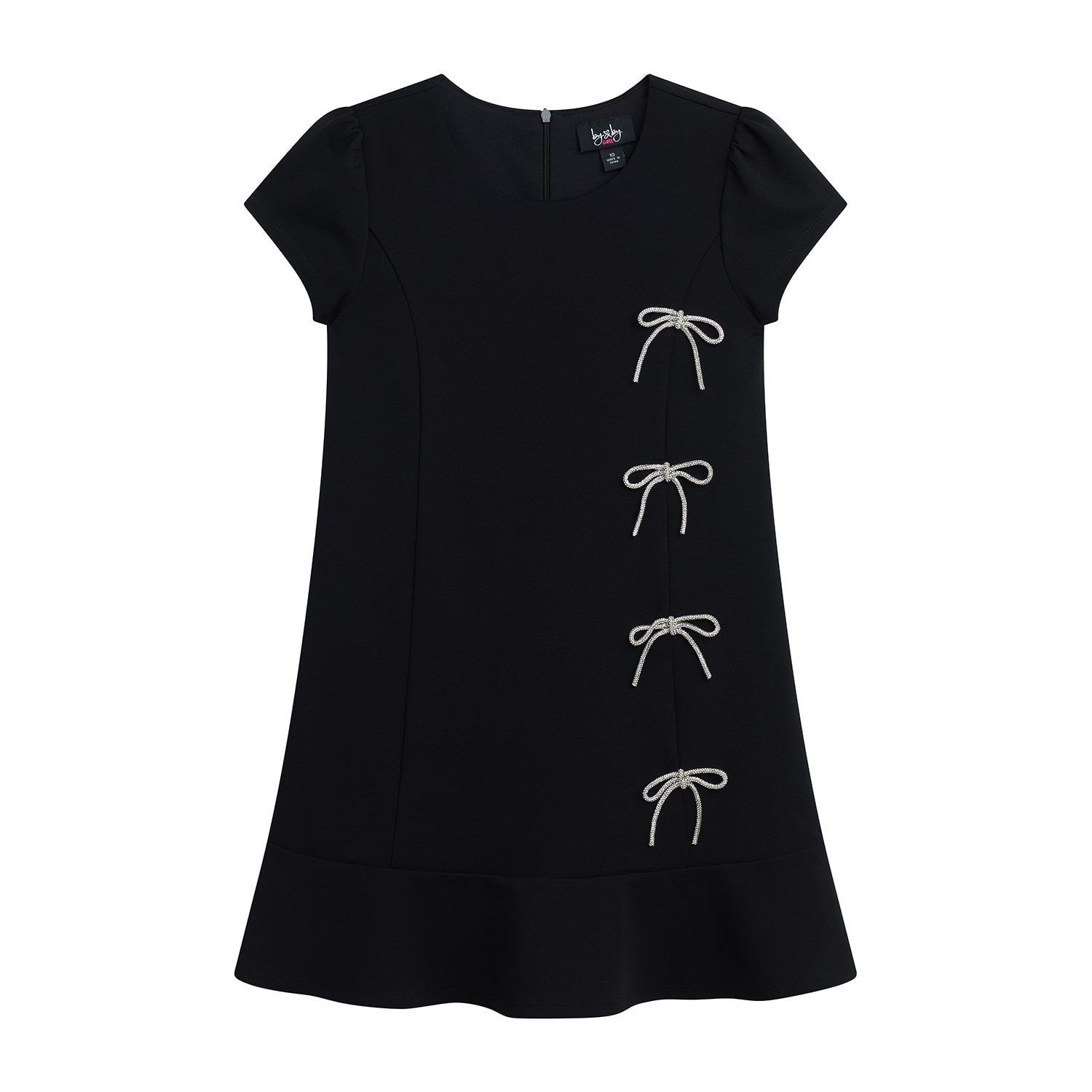 by&by girl Girls Puffed Short Sleeve A-Line Dress
