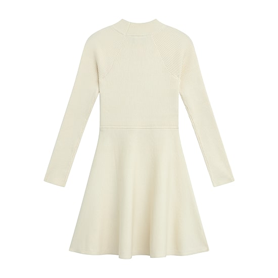 by&by girl Girls Fitted Long Sleeve Fit + Flare Dress