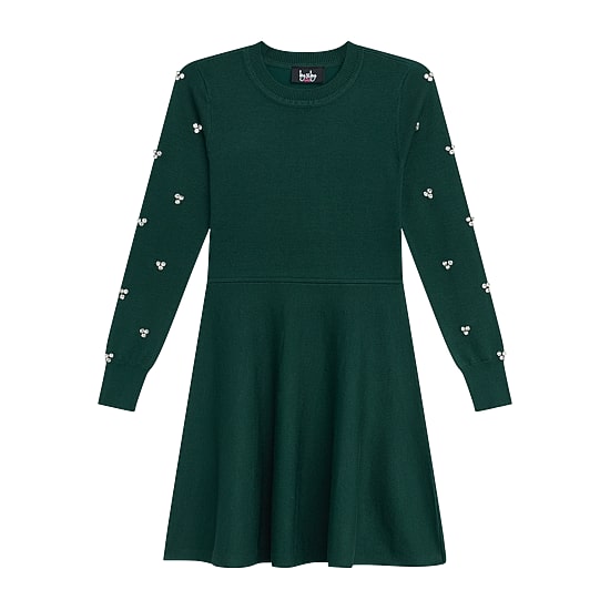 by&by girl Girls Long Sleeve Fit + Flare Dress