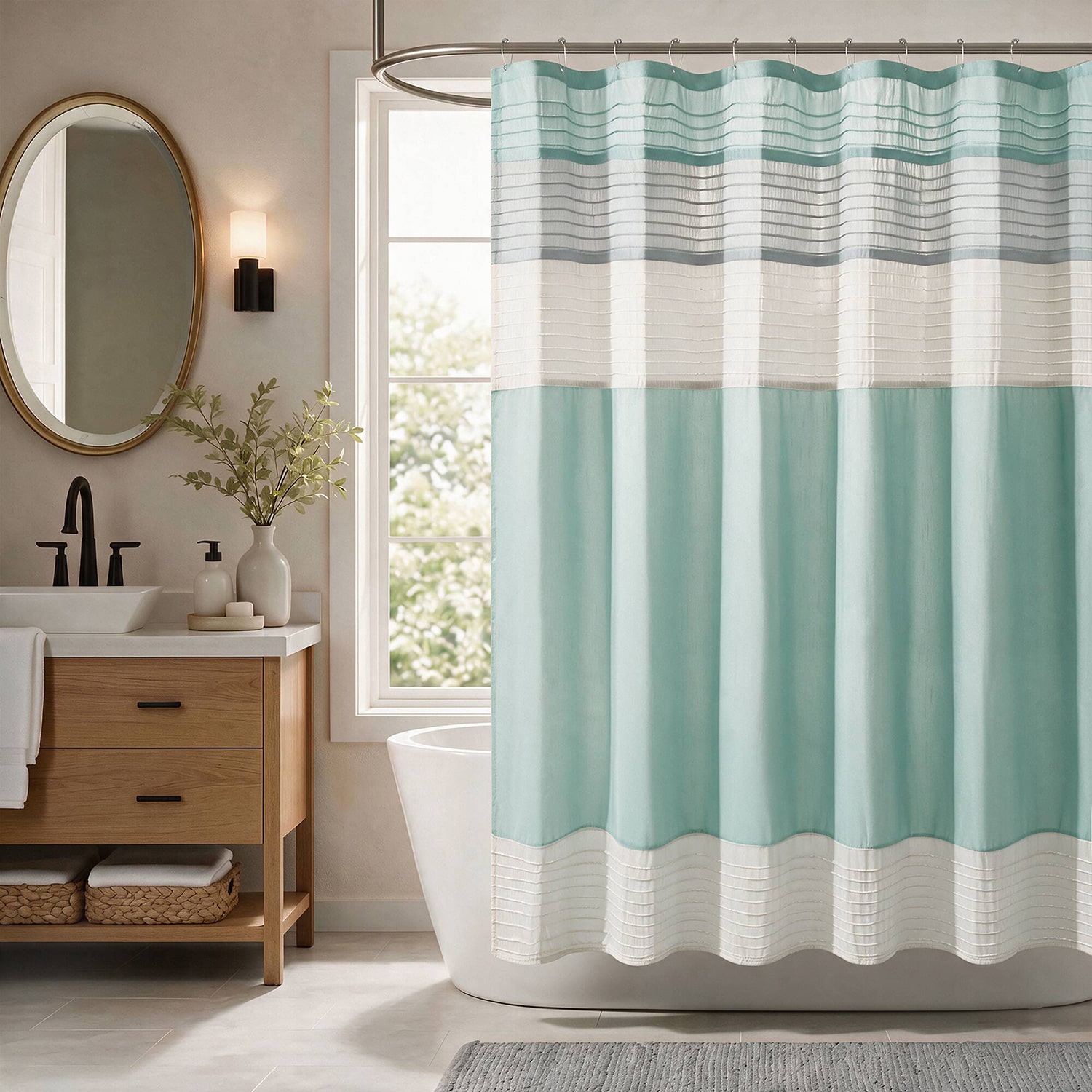 Madison Park Eastridge Shower Curtain
