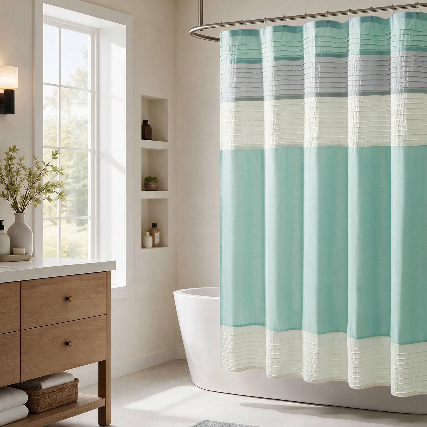 Madison Park Eastridge Shower Curtain