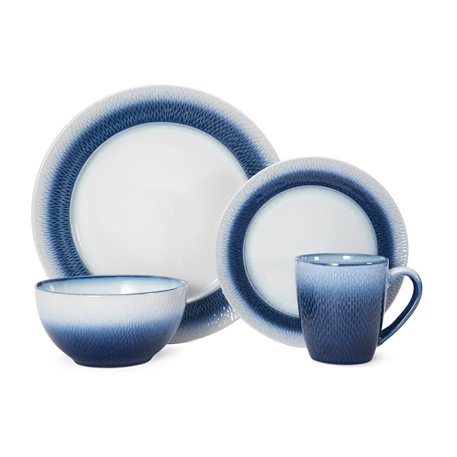 Pfaltzgraff Eclipse Blue, Blue 16-pc. Stoneware Dinnerware Set