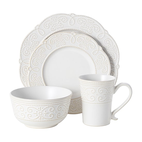 Pfaltzgraff Abby, White 16-pc. Stoneware Dinnerware Set