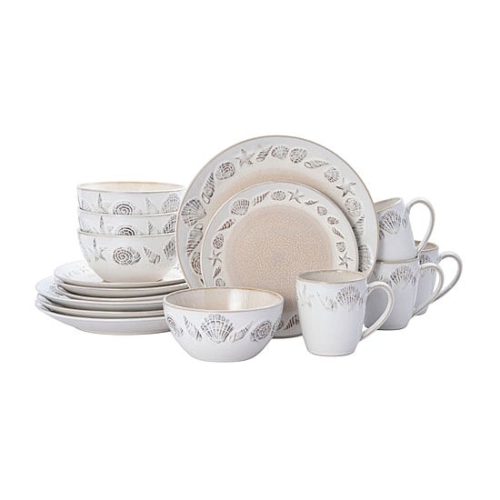 Pfaltzgraff Panama, Brown 16-pc. Stoneware Dinnerware Set