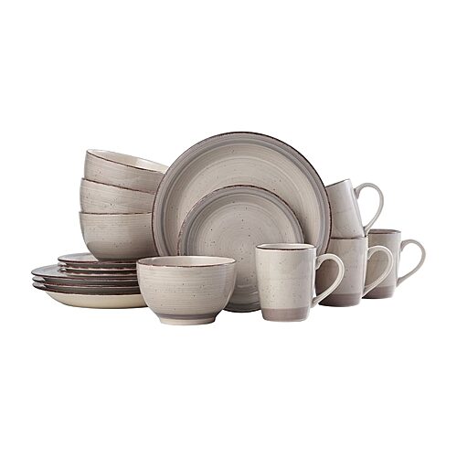 Pfaltzgraff Sadie Cream 16-pc. Stoneware Dinnerware Set In Beige