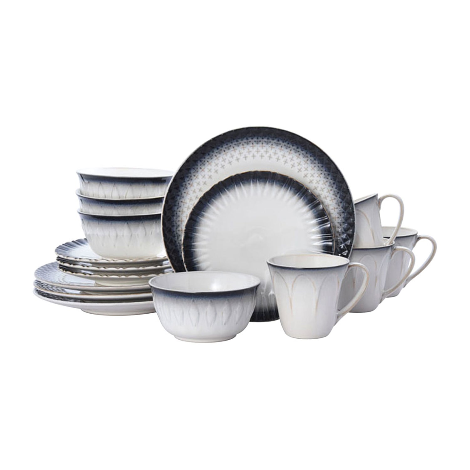 Pfaltzgraff Blake, White 16-pc. Stoneware Dinnerware Set