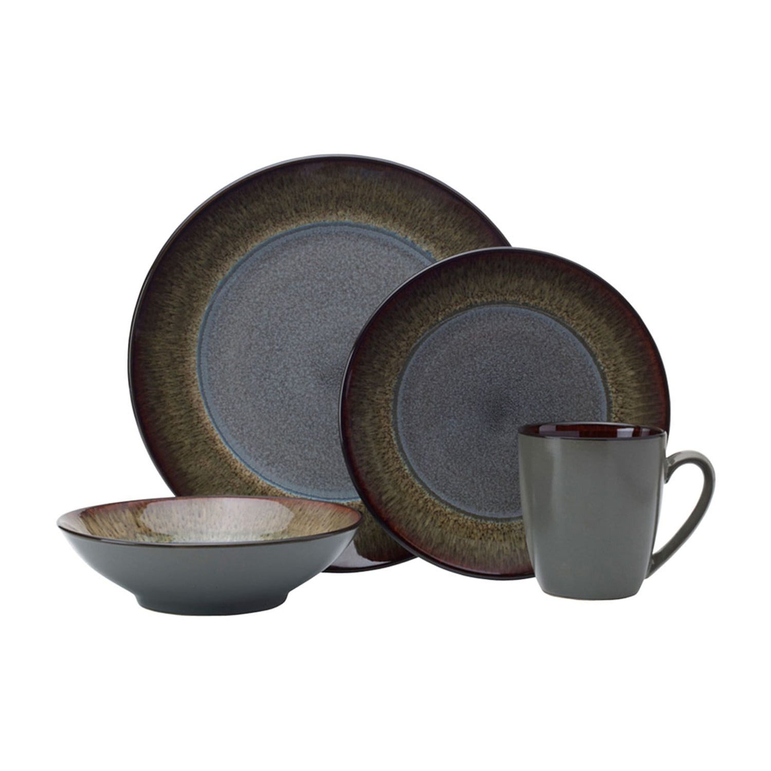 Pfaltzgraff Monroe, Gray 16-pc. Stoneware Dinnerware Set