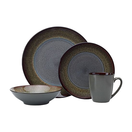 Pfaltzgraff Monroe, Gray 16-pc. Stoneware Dinnerware Set