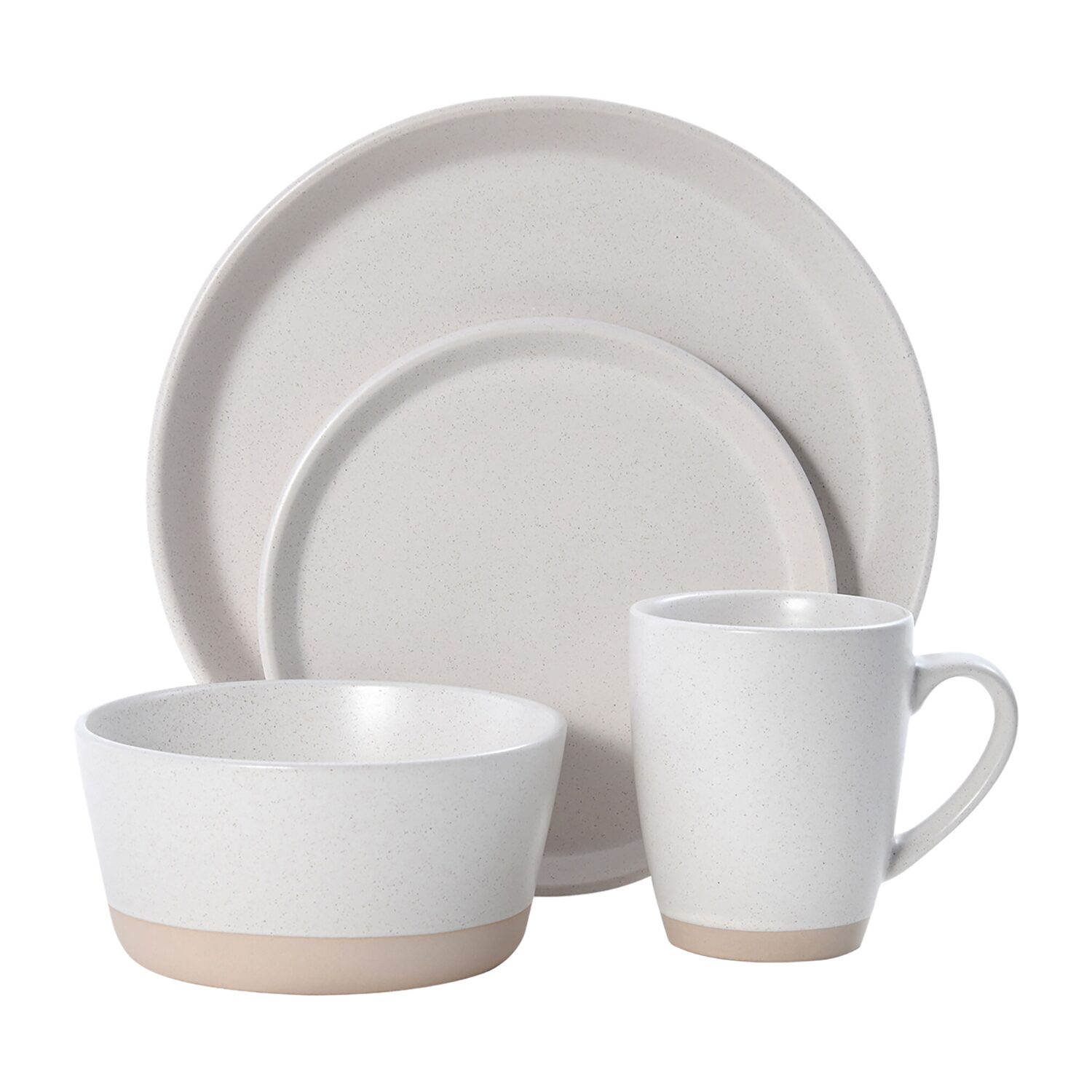 Pfaltzgraff Hudson, Cream 16-pc. Stoneware Dinnerware Set