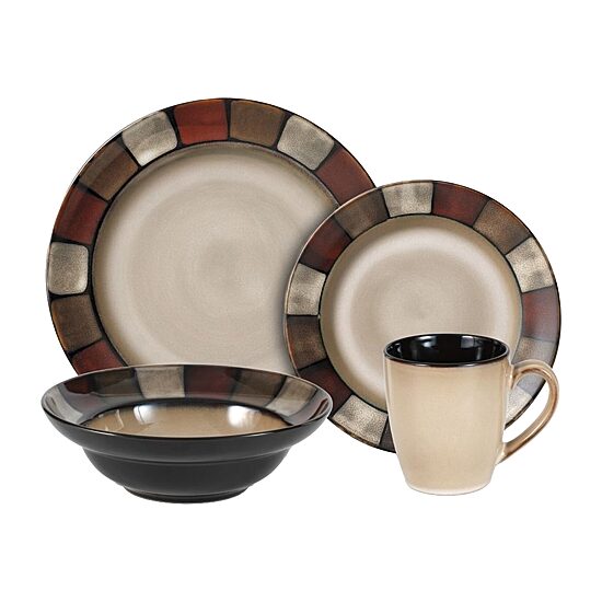 Pfaltzgraff Taos, Beige 16-pc. Stoneware Dinnerware Set