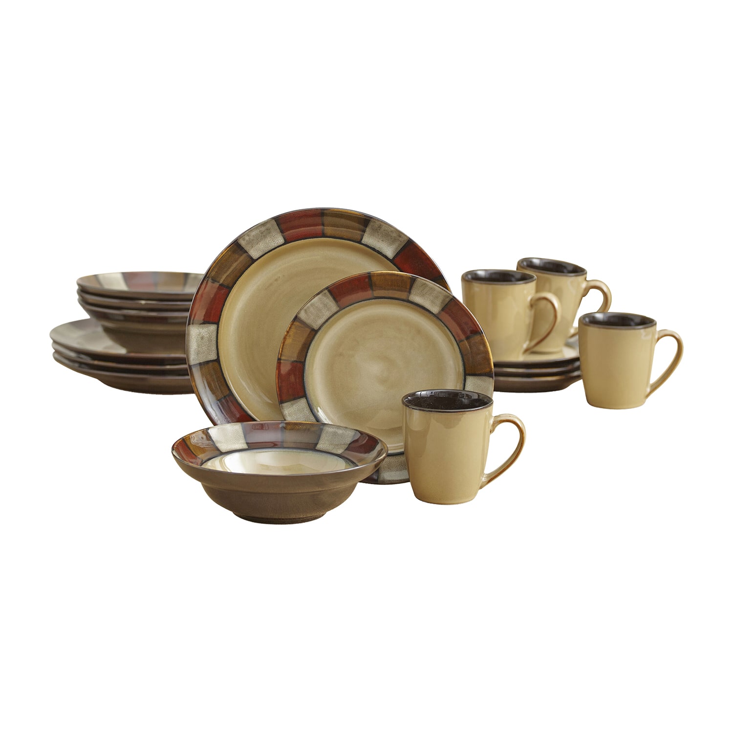 Pfaltzgraff Taos, Beige 16-pc. Stoneware Dinnerware Set
