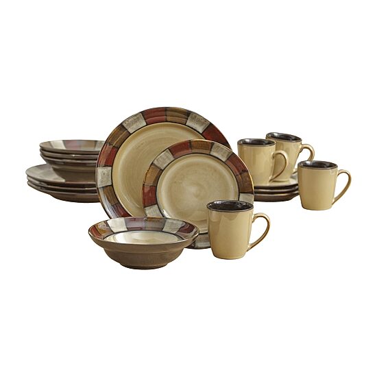 Pfaltzgraff Taos, Beige 16-pc. Stoneware Dinnerware Set