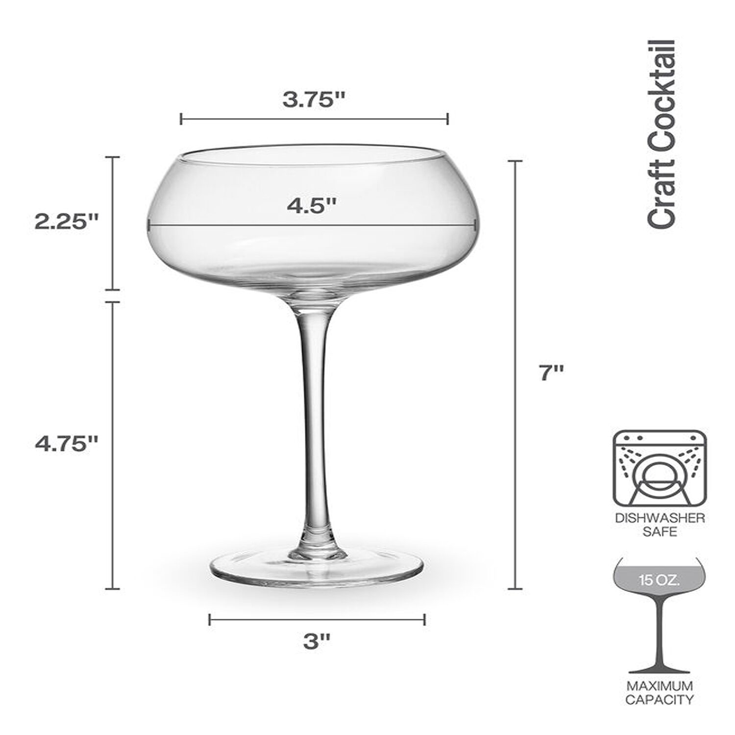 Mikasa Craft, Clear 4-pc. Drinkware Set