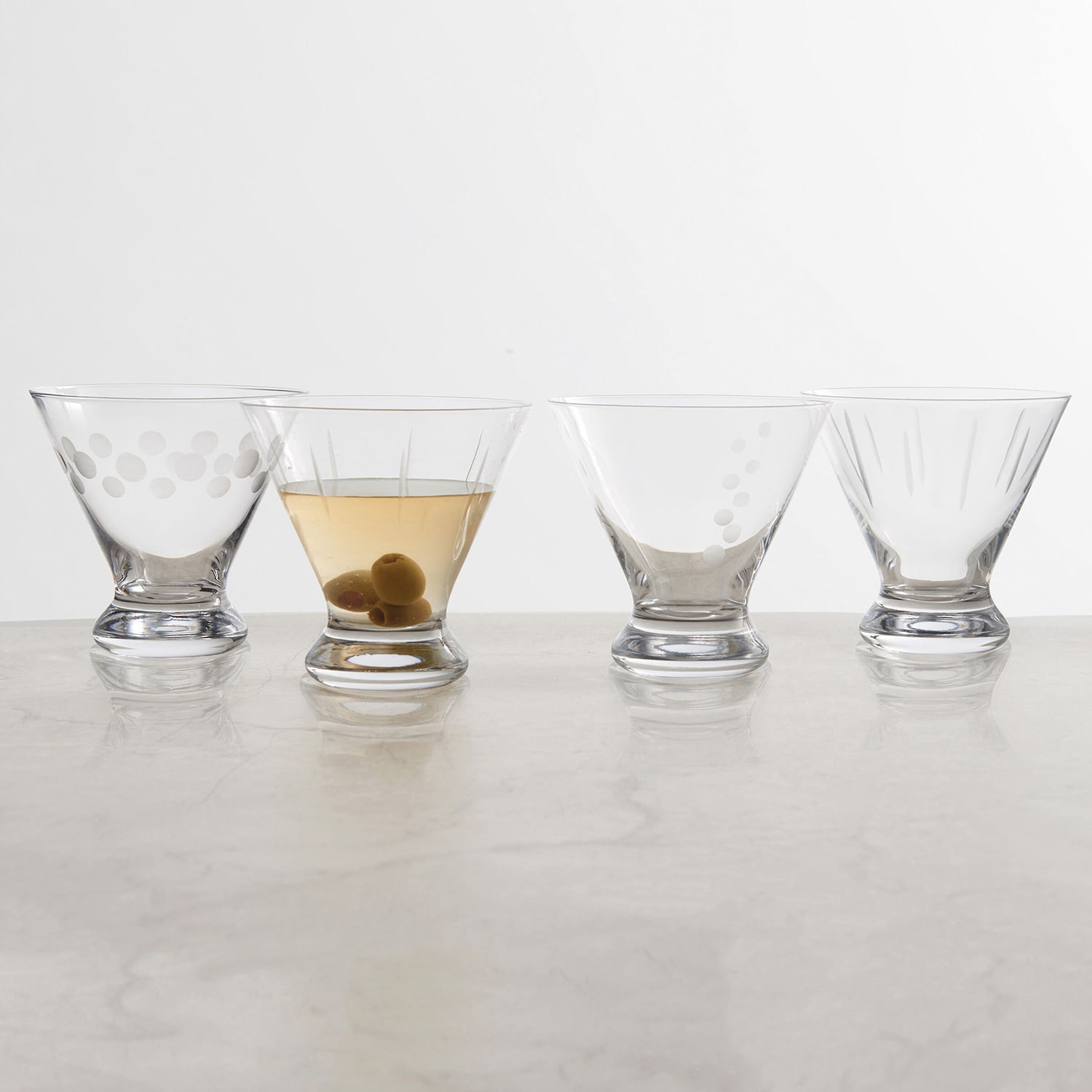 Mikasa Cheers, Clear 4-pc. Martini Glass